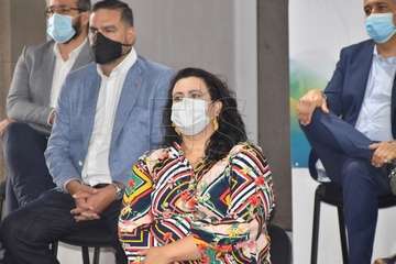 La presentación del Plan de Reactivación Económica y Social de Telde tuvo lugar este lunes en la ermita de San Pedro Mártir (Foto Francisco Javier Santana)